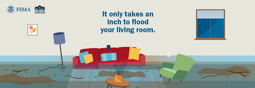 it only takes an inch to flood your living room