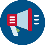 Red megaphone