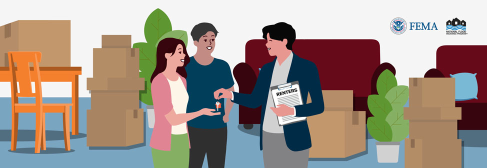 Renters receiving keys
