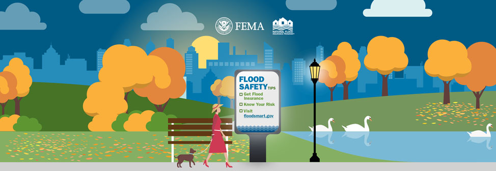 Flood Safety Tips Sign