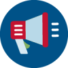 red megaphone