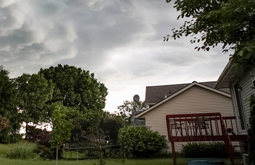 Storm clouds