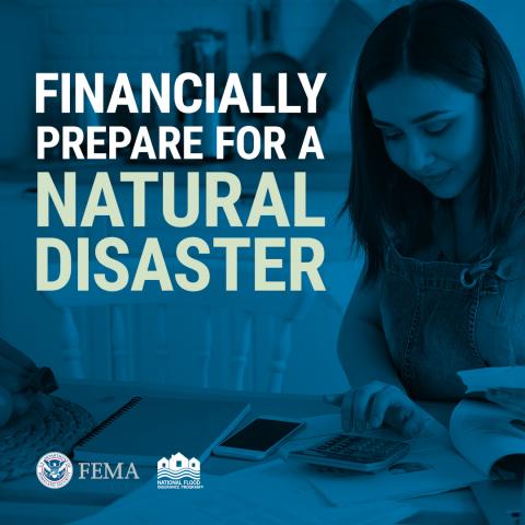 financially prepare for a natural disaster