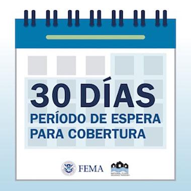 Un calendario azul con texto en el centro que dice