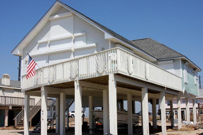 A hurricane ready-home in Texas