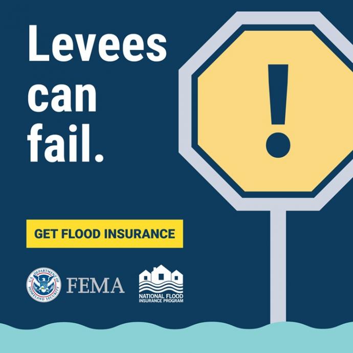 iamge depicting street sign in water