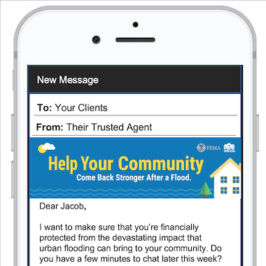 Email header on mobile device