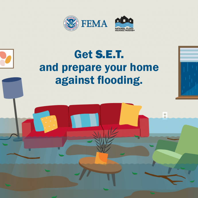 Get S.E.T. and prepare your home against flooding.