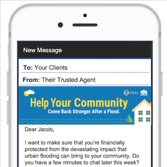 Email header on mobile device
