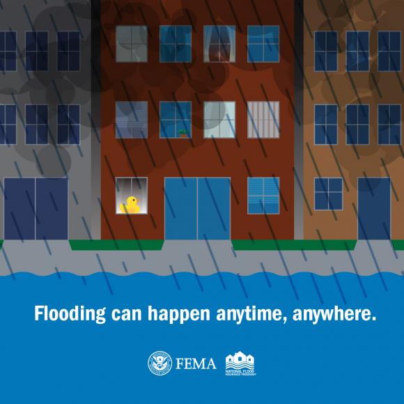 flooding can happen anytime, anywhere