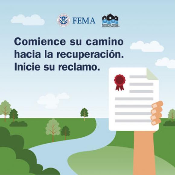 Persona sosteniendo documentos frente al río