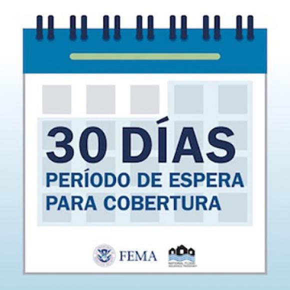 Un calendario azul con texto en el centro que dice