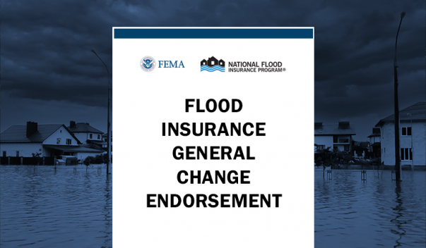 PDF Screenshot: Flood Insurance General Change Endorsement
